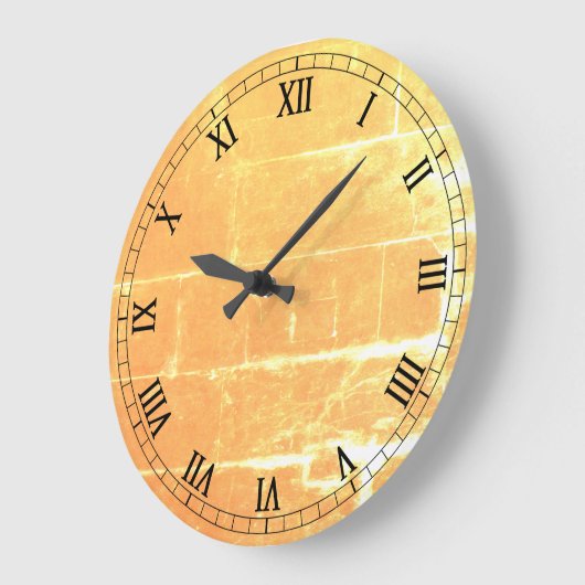 horloge murale "Sandy Bricks" (Angle)