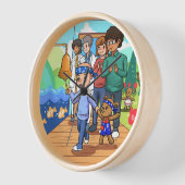 Horloge murale sans cancer (Angle)