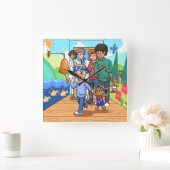 Horloge murale sans cancer (Maison)