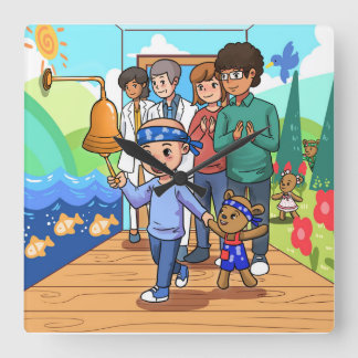 Horloge murale sans cancer