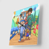 Horloge murale sans cancer (Angle)