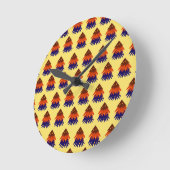 Horloge murale - Sapin de Noël multicolore (Angle)