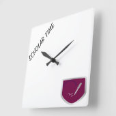 Horloge murale "Scholar Time" (Angle)