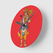 Horloge murale Seigneur Hanuman (Angle)