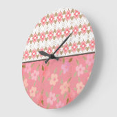 Horloge murale Shabby Chic (Angle)