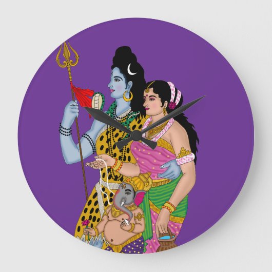 Horloge murale Shiv Parvati (Recto)