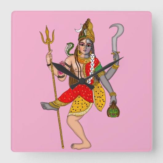Horloge murale Shiva Kali (Recto)