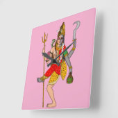 Horloge murale Shiva Kali (Angle)