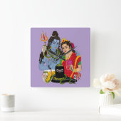 Horloge murale Shiva Parvati (Maison)