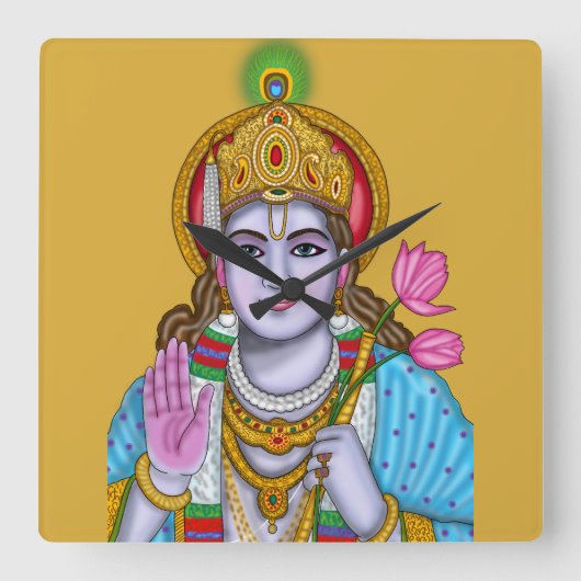 Horloge murale Shree Krishna (Recto)