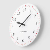 Horloge murale Signature 2 (Angle)