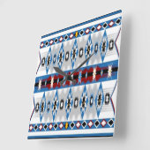 Horloge murale sioux d'Amérique (Angle)