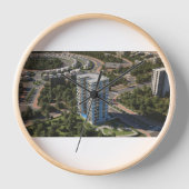 Horloge murale Sky Building – Pièce moderne de mes (Recto)