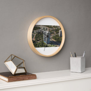Horloge murale Sky Building – Pièce moderne de mes