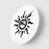 Horloge murale - Soleil (Angle)