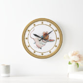 Horloge murale souris volant des cookies (Maison)