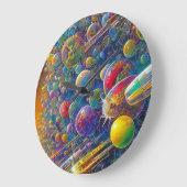 Horloge murale Space Race (Angle)