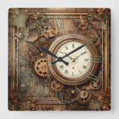 Horloge murale Steampunk Clocks & Gears (Recto)