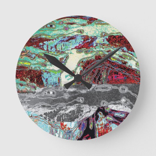 Horloge murale – Strata Pulse (Recto)