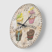 Horloge murale style café (Angle)