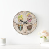 Horloge murale style café (Maison)