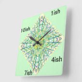 Horloge murale Sun Burst (Angle)