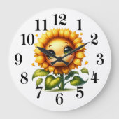 Horloge murale Sunflower Cutie (Recto)