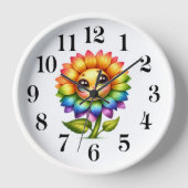 Horloge murale Sunflower Cutie (Recto)