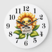 Horloge murale Sunflower Cutie (Recto)