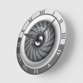 Horloge murale supersonique de moteur à réaction (Angle)