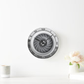 Horloge murale supersonique de moteur à réaction (Maison)