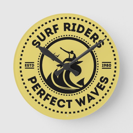 Horloge murale Surf Rider (Recto)