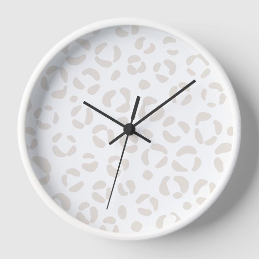 Horloge murale tendance Leopard (Recto)