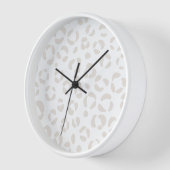 Horloge murale tendance Leopard (Angle)