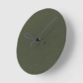 Horloge murale texturée Moss Green (Angle)