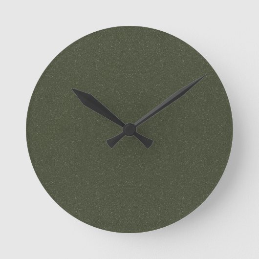 Horloge murale texturée Moss Green (Recto)