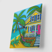 Horloge murale Ticket to Paradise (Angle)