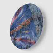 Horloge murale Tie Die (Angle)