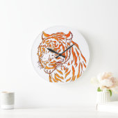 Horloge murale tigre (Maison)