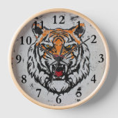Horloge murale Tigre ! (Recto)