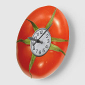 horloge murale tomate (Angle)