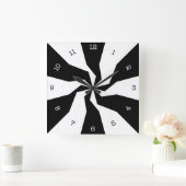 Horloge murale tordue (Maison)