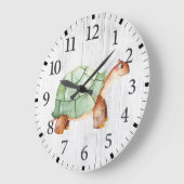 Horloge murale tortue mignonne (Angle)
