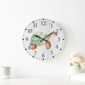 Horloge murale tortue mignonne (Maison)