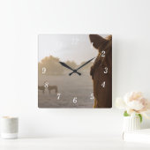 Horloge murale tournante (Maison)
