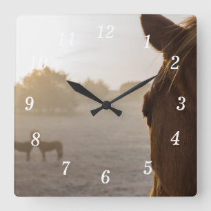 Horloge murale tournante
