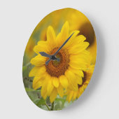 Horloge murale tournesol (Angle)