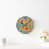 Horloge murale tournesol (Maison)
