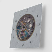 Horloge murale transparente simulée très amusante (Angle)