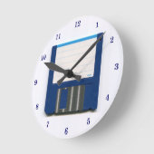 Horloge murale très cool à disquette (Angle)